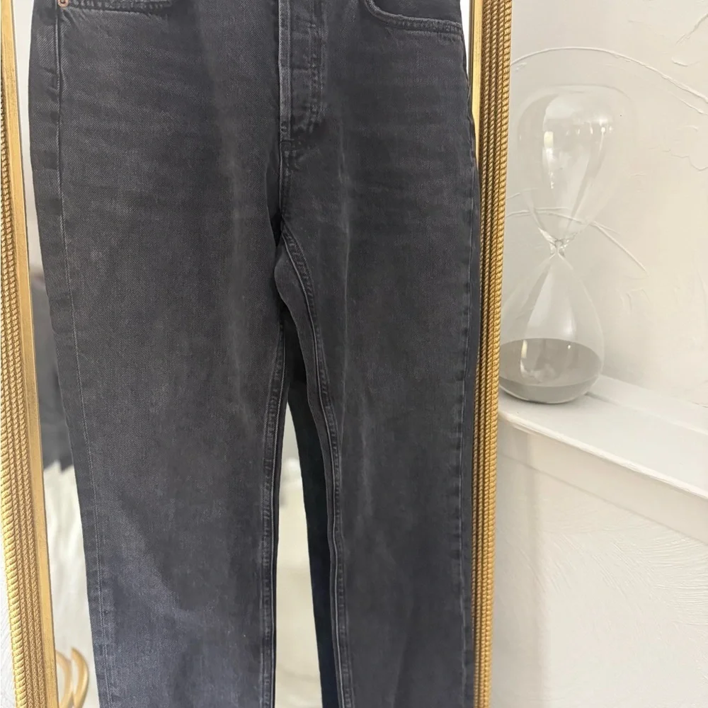 Agolde Riley Crop button down jeans